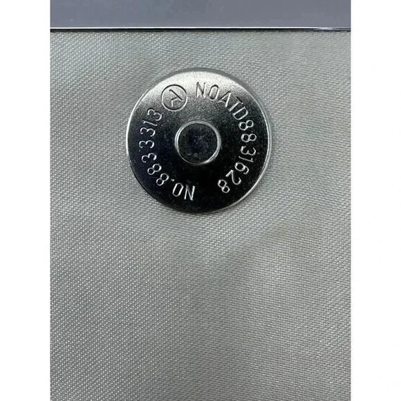 Jessica McClintock Vintage Silver Mesh Purse Clutch 80's - Picture 11 of 14